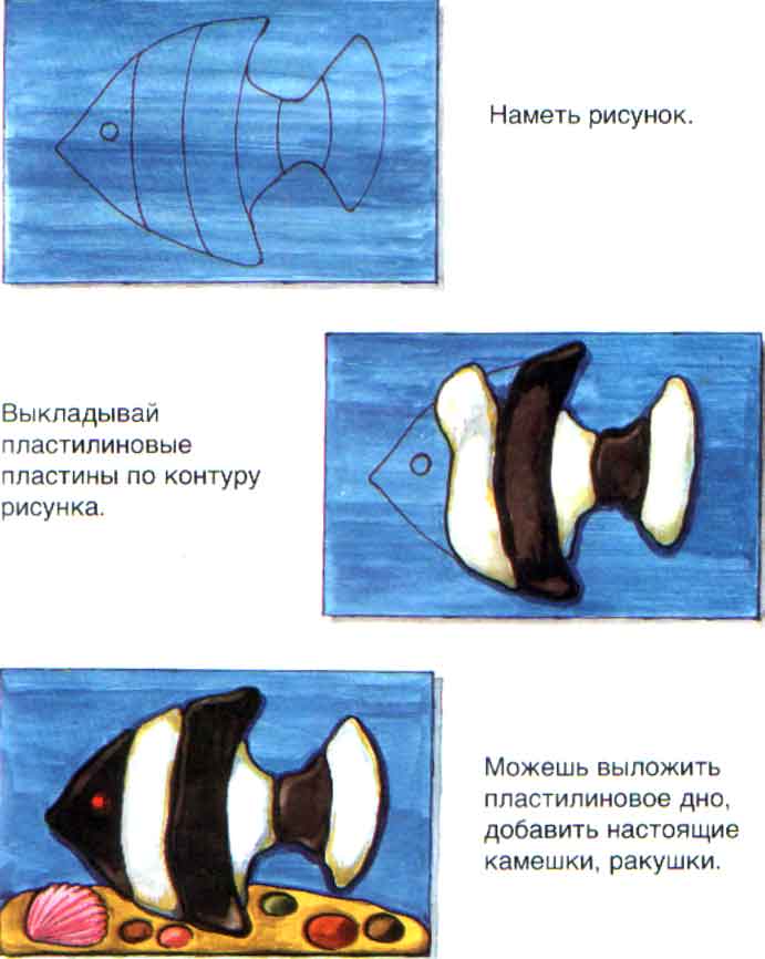 Поделки из Пластилина - Рыбка